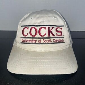 VTG 90’s South Carolina Gamecocks The Game 'Cocks' Spilt Bar SnapBack Hat